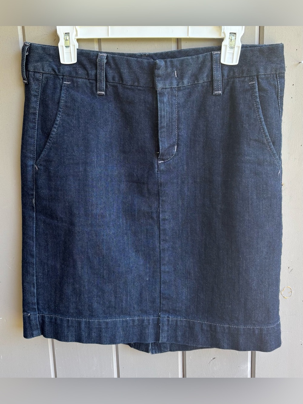 Eddie Bauer Dark Blue Denim Mini Skirt
